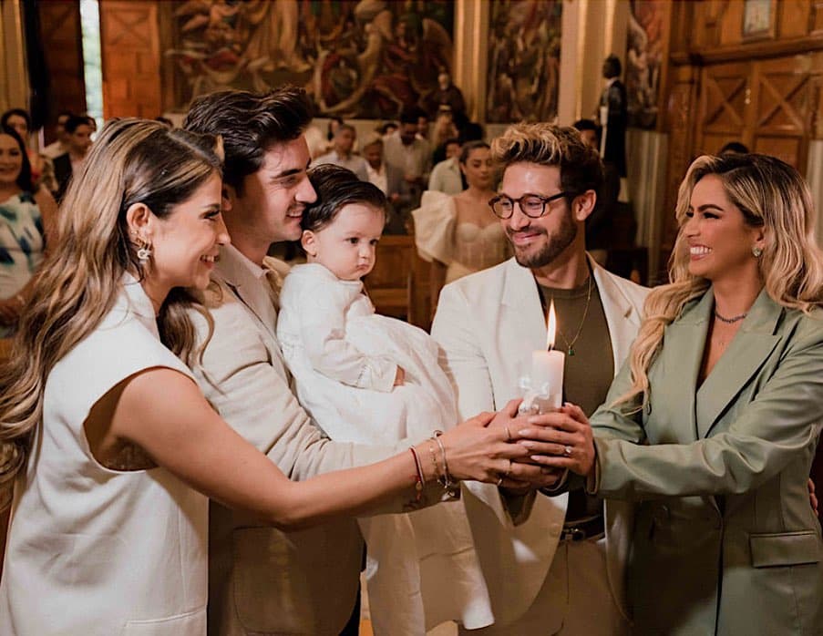 Los looks de los famosos en el bautizo del hijo de Ferka