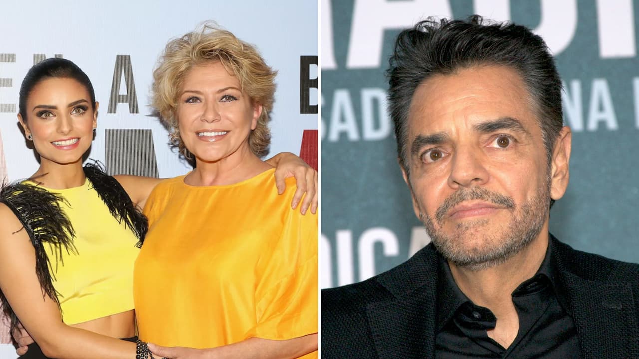 Gabriela Michel y Eugenio Derbez, papás de Aislinn Derbez.