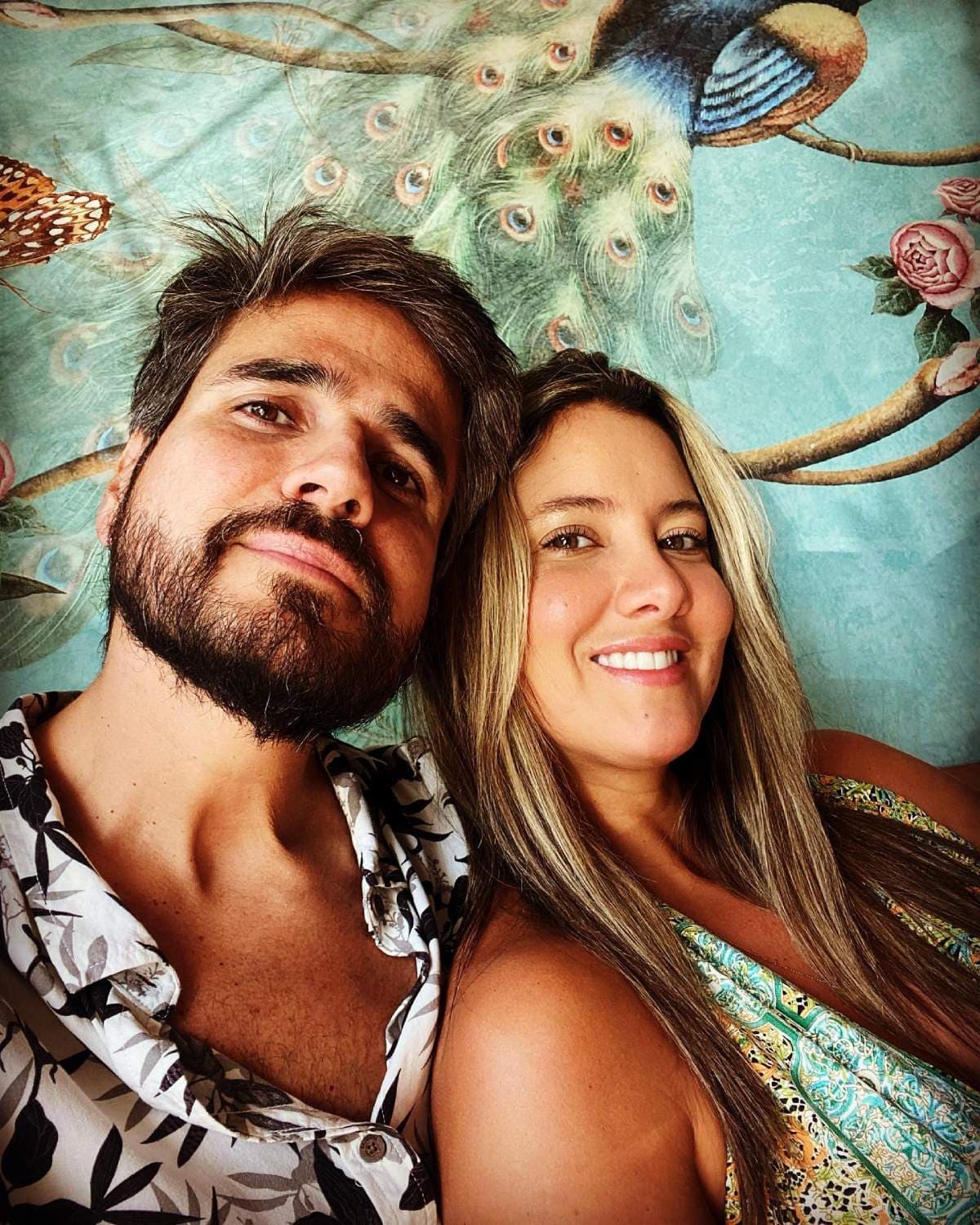 La modelo festejó el cumpleaños del actor con fotos inéditas
