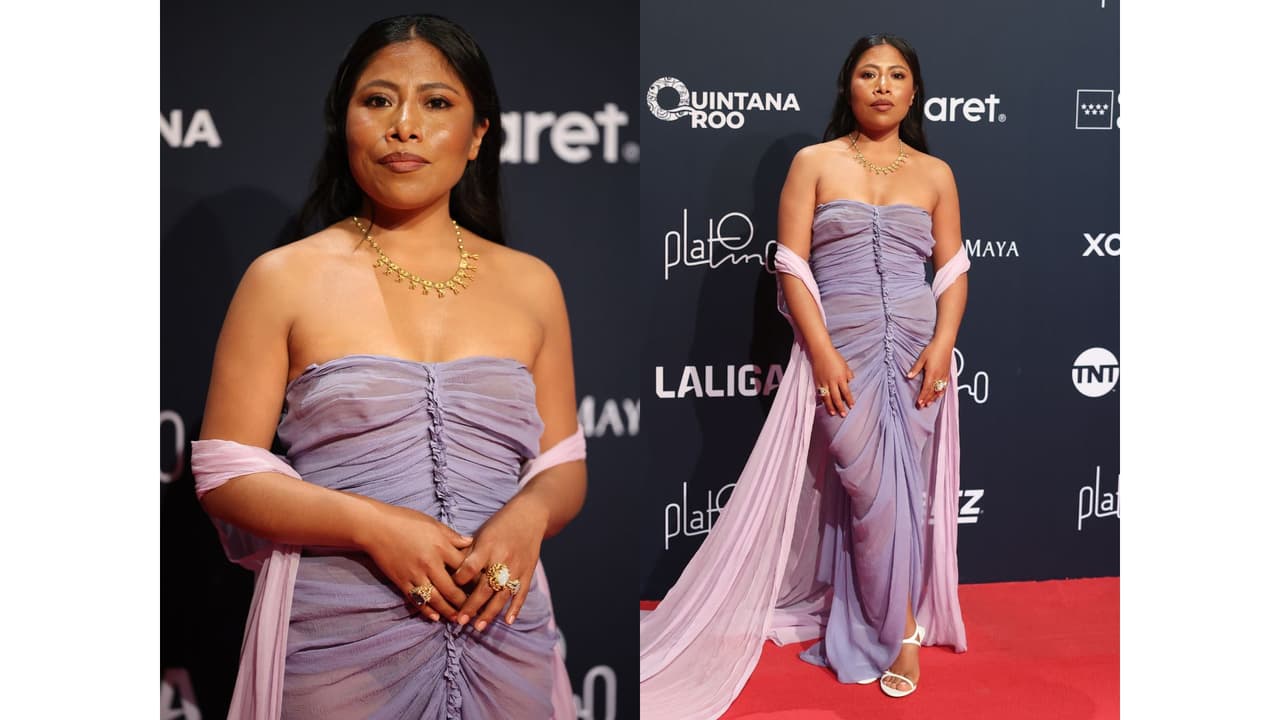 Yalitza Aparicio brilló en los Premios Platino Xcaret: este fue el outfit con el que desfiló.