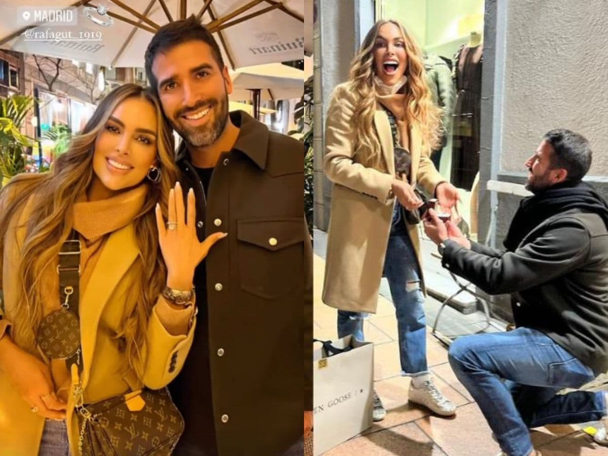 Así anunció Sara Corrales su compromiso en febrero pasado.