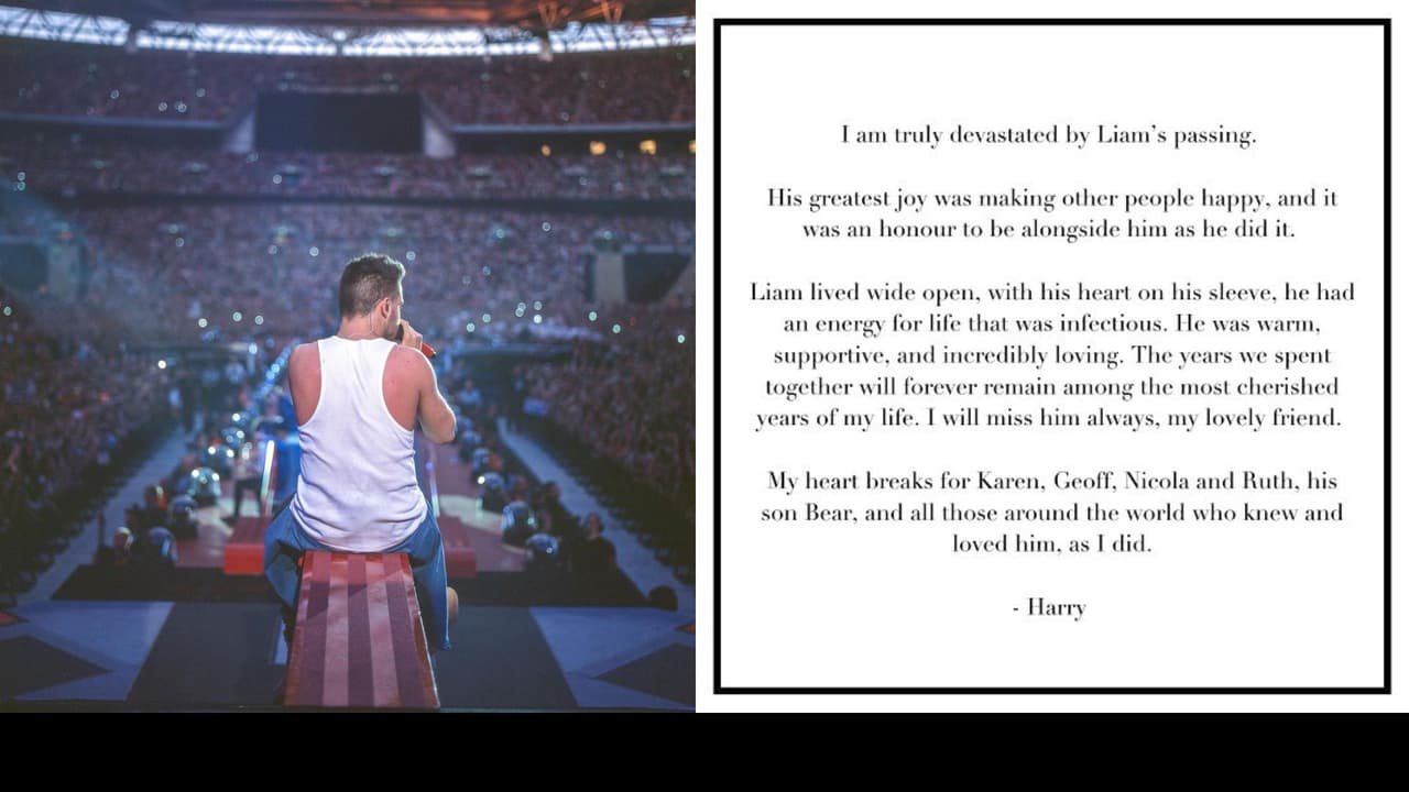 Harry Styles dedica emotivo mensaje a Liam Payne en su cuenta de Instagram