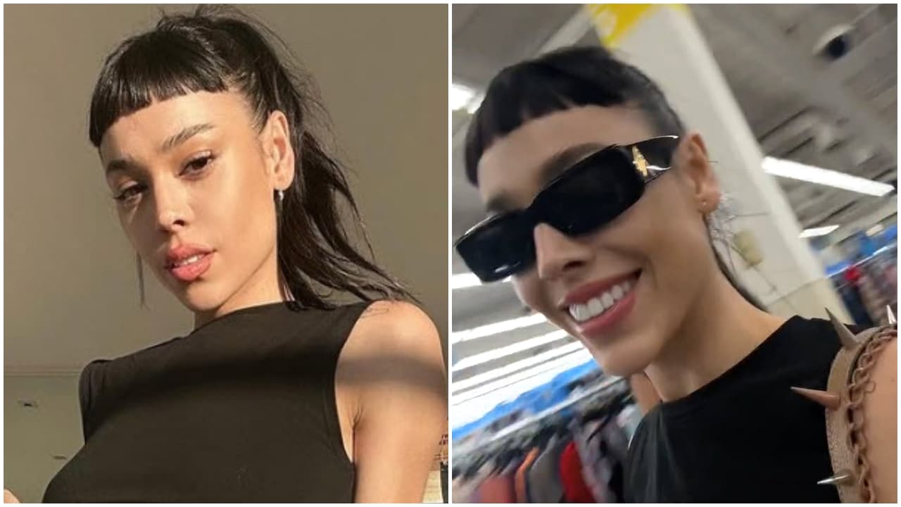 Danna Paola compra en una tienda de ofertas de Los Ángeles y queda fascinada