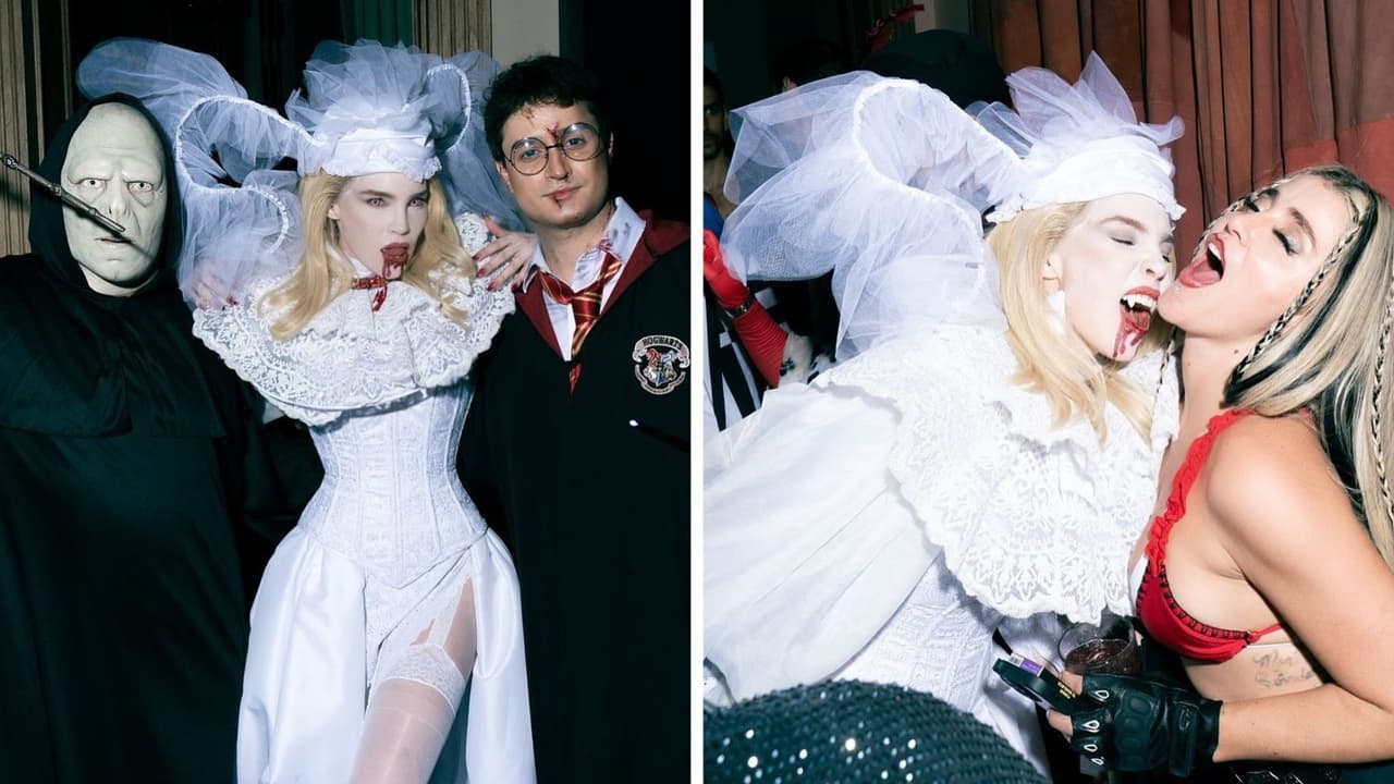Charly Carpizo se disfrazó de Harry Potter, mientras que Cassandra Sanchez-Navarro eligió a Christina Aguilera en el video 'Dirrty'
<br>