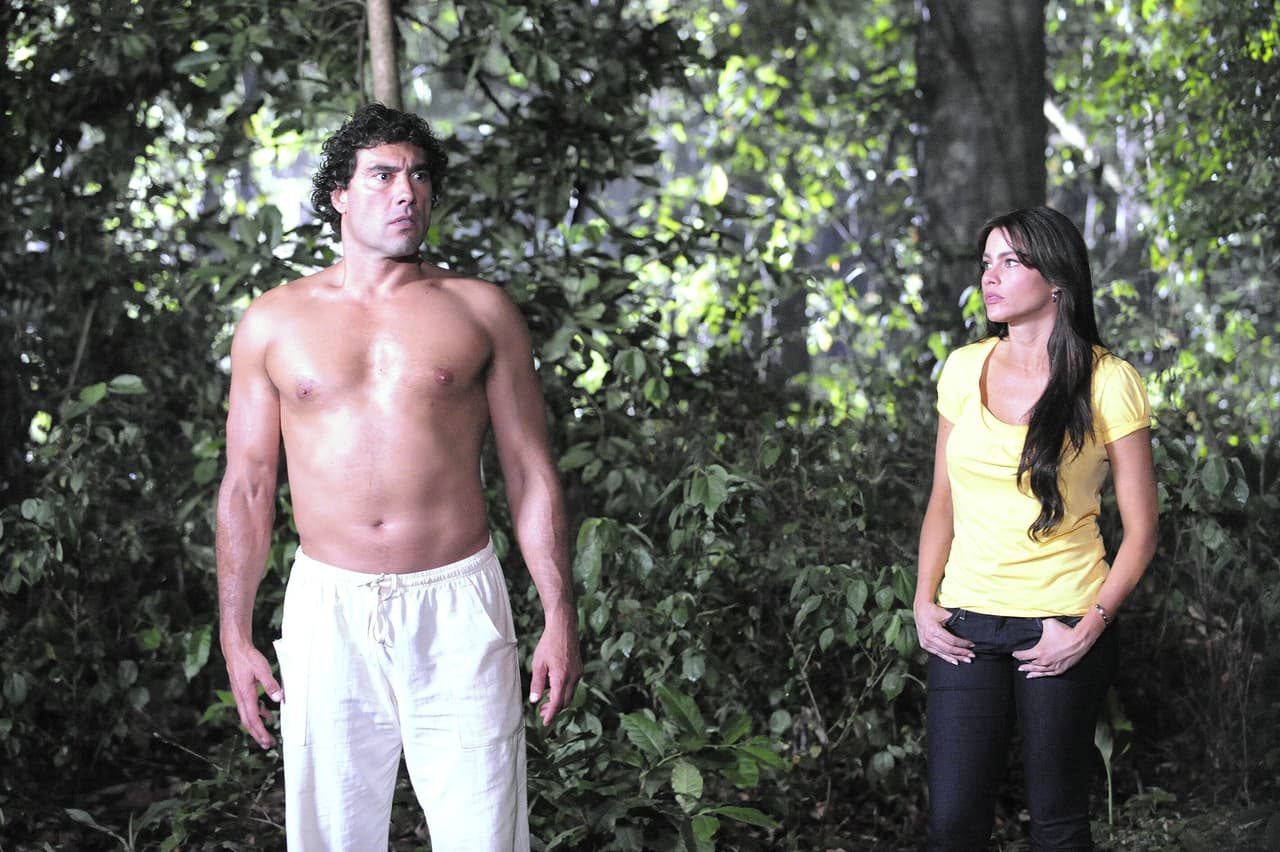 Sofía Vergara y Eduardo Yáñez en 'Fuego en la sangre'