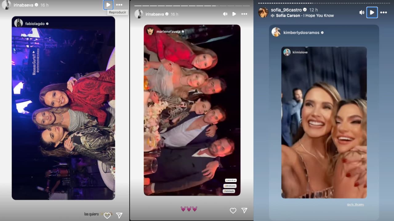 Varias celebridades asistieron a la boda de Sofía Castro y lo presumieron en sus redes