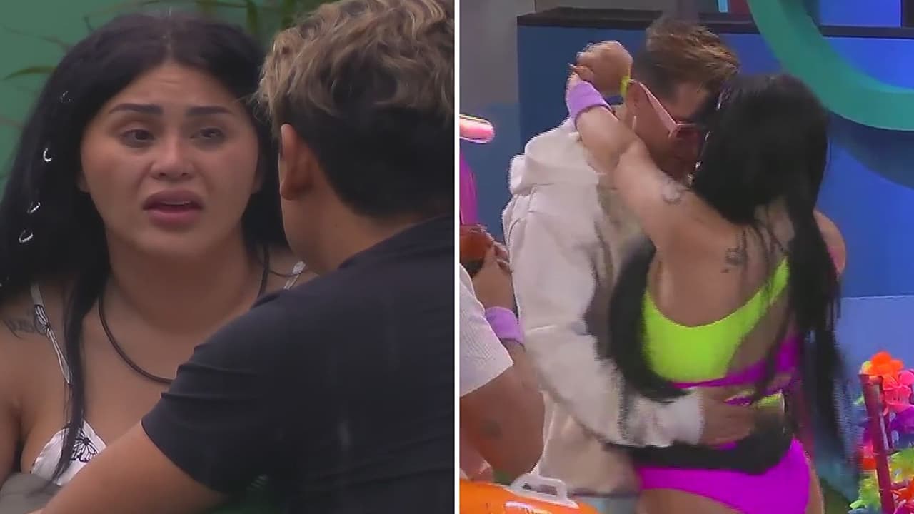 Gomita intenta besar a Agustín y rompe en llanto porque él la “bateó”: “Me quiero ir”