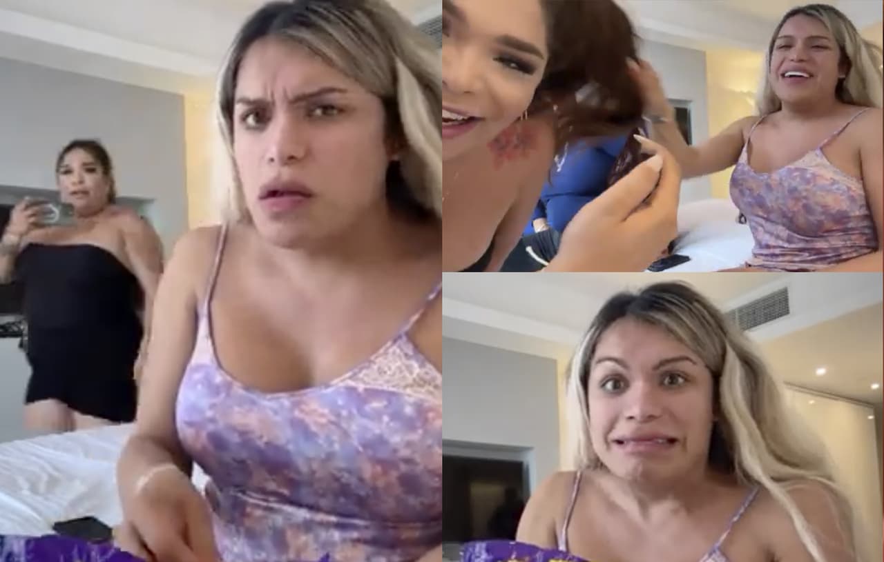 Amiga de Wendy Guevara interrumpe su transmisión en vivo, le reclama y termina desgreñada: "Eres bien p*rra"