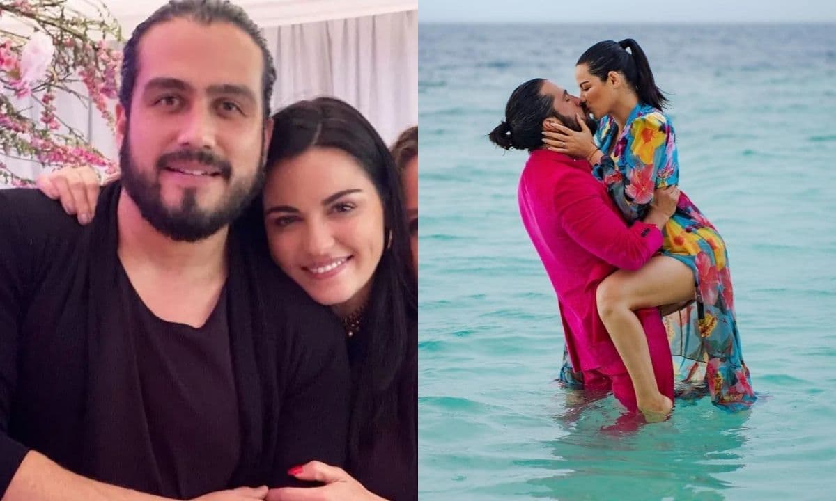 Maite Perroni reapareció con su esposo Andrés Tovar en el cumpleaños de Jessica Coch