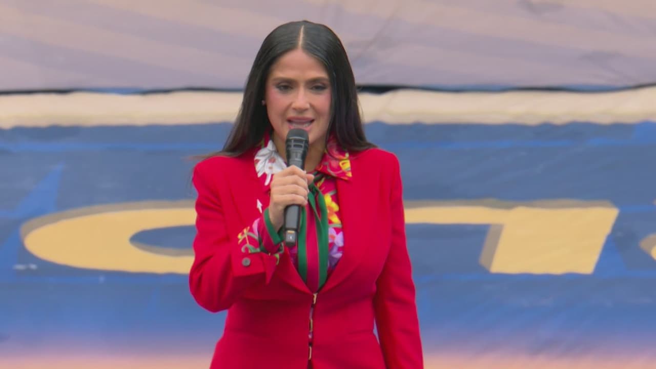 Salma Hayek sorprende con su aparición en la inauguración de la Copa Mundial 2026: este fue su mensaje