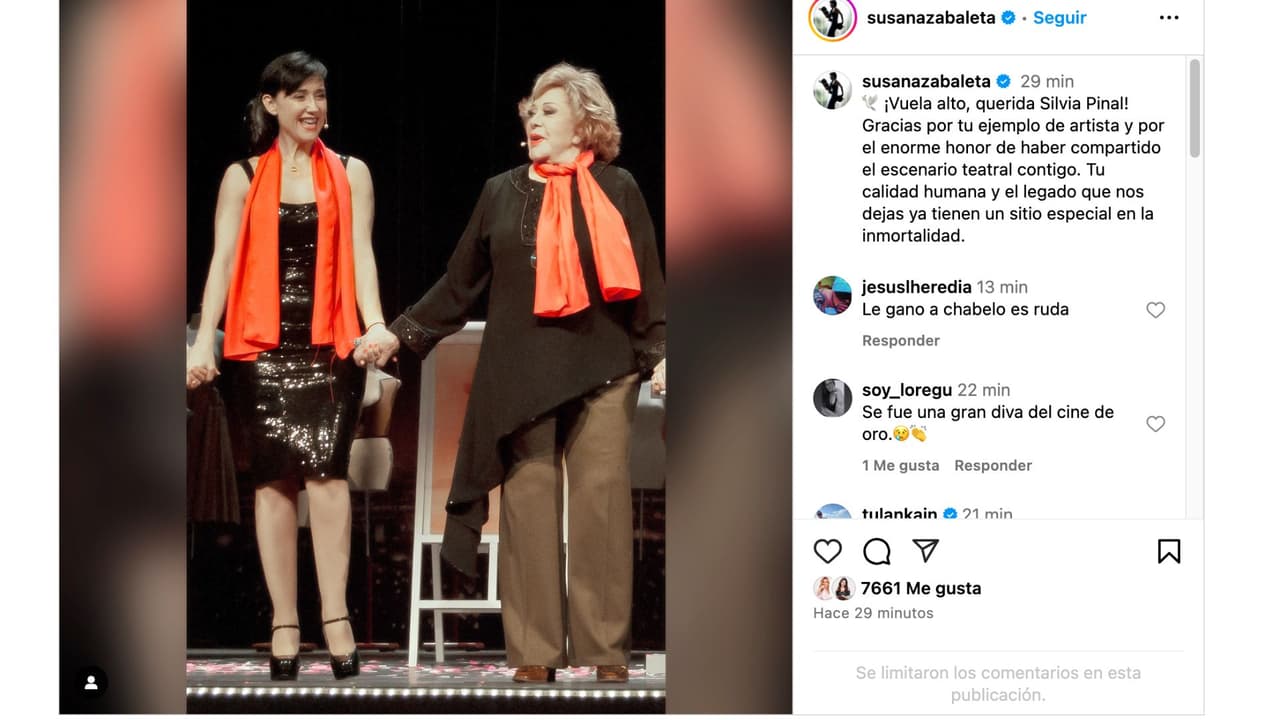 Despedida a Silvia Pinal.