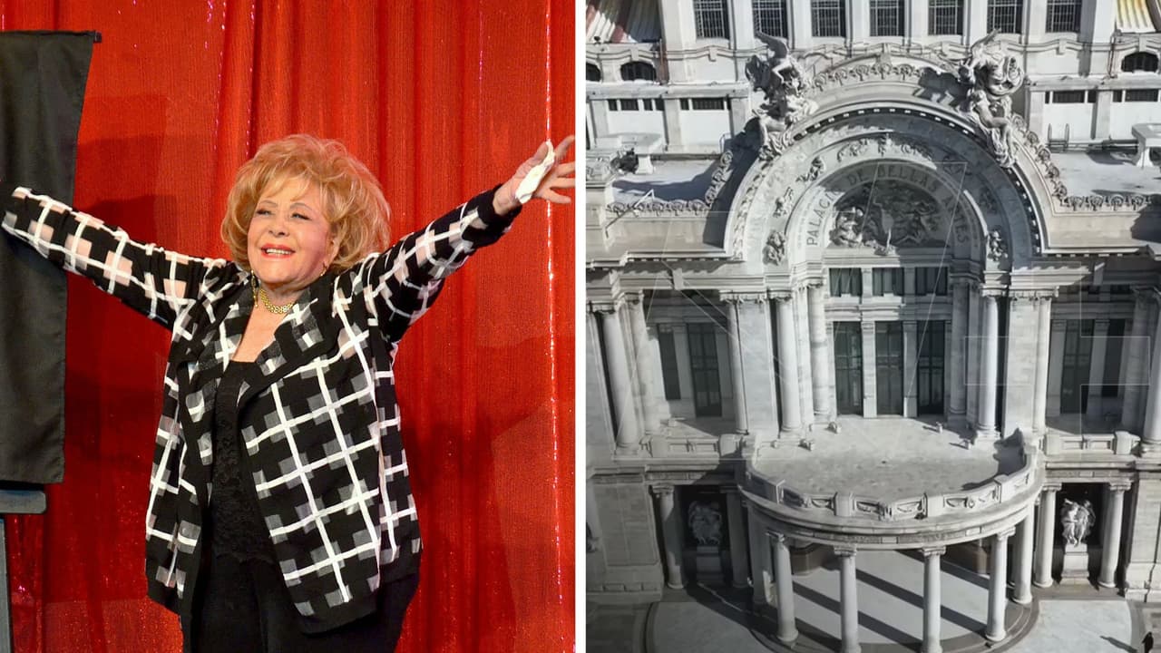 Así luce el Palacio de Bellas Artes antes de recibir los restos de Silvia Pinal