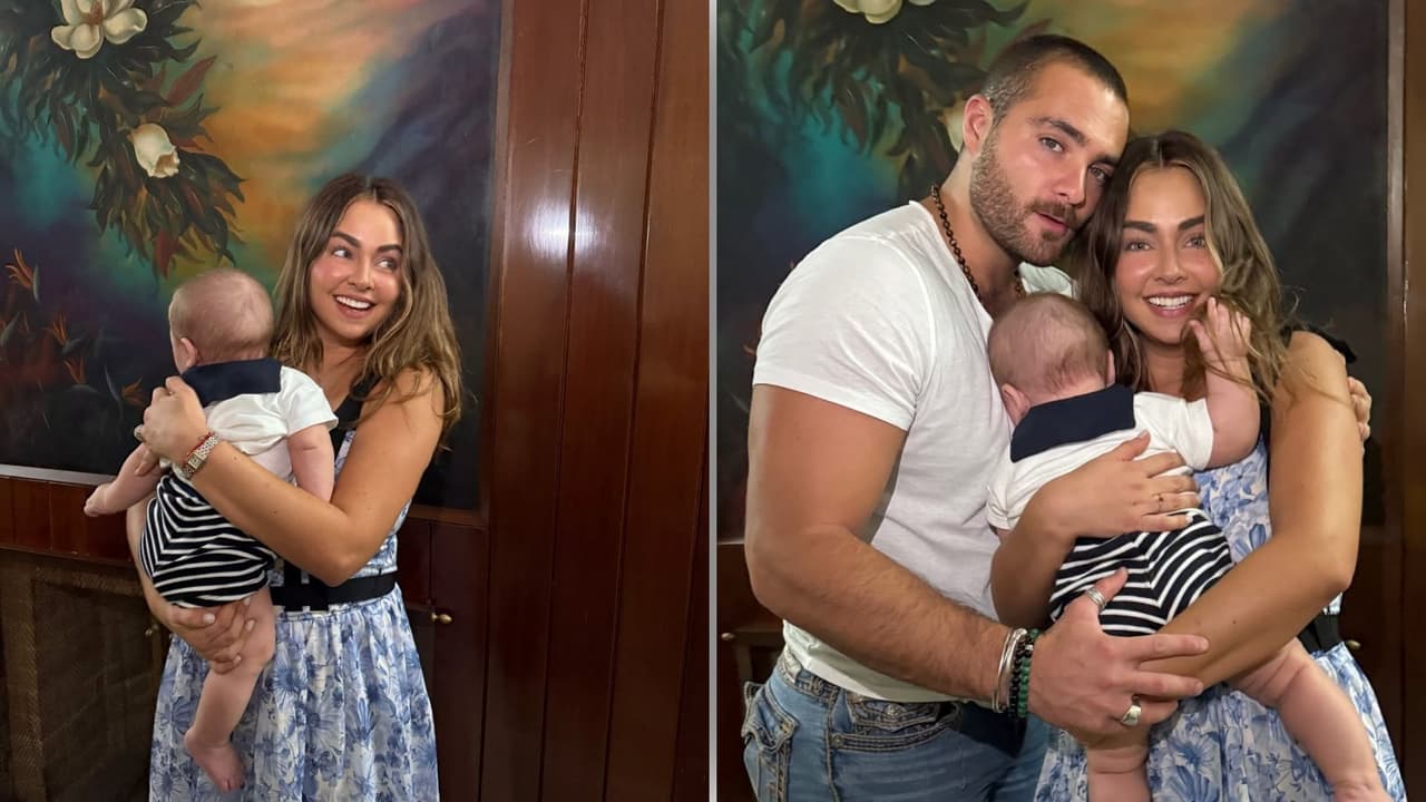 Claudia Martín celebró su primer Día de las Madres