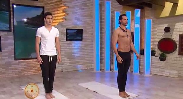 Alex Speitzer hace yoga con Alejandro Maldonado