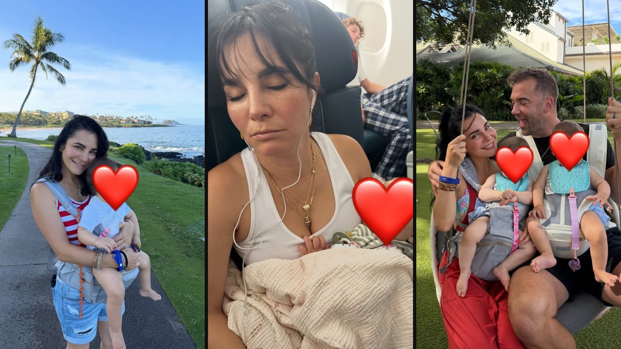 Martha Higareda y su esposo comparten nuevas fotos junto a sus hijas gemelas