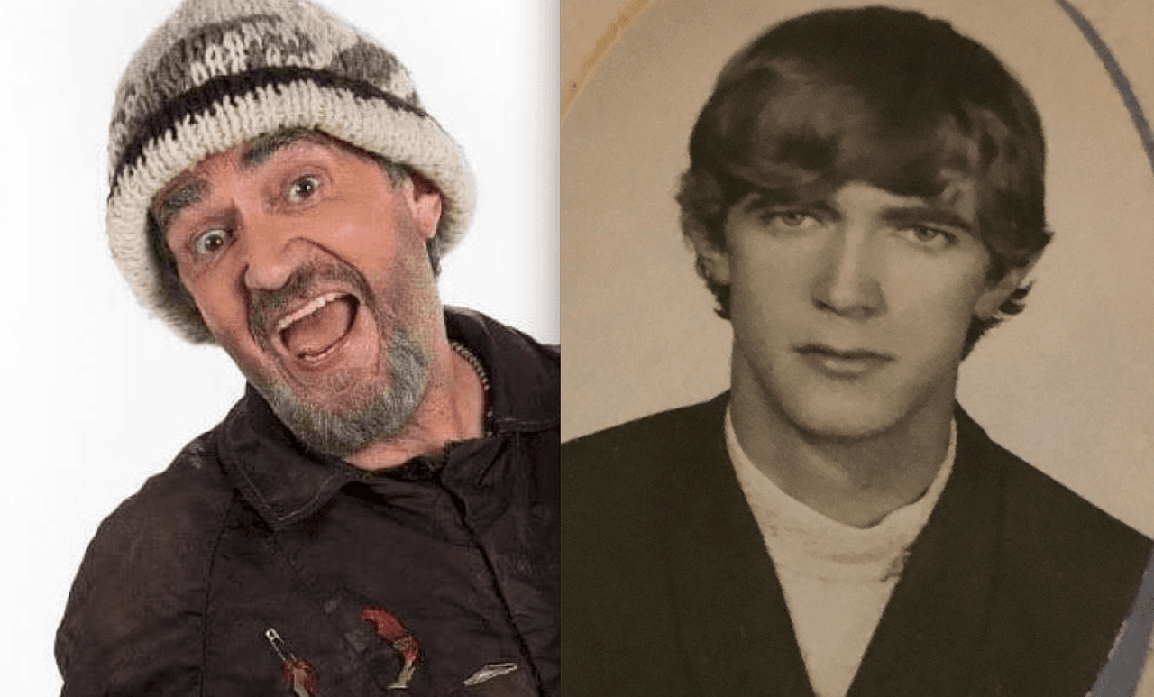 Manuel 'El Flaco' Ibáñez, quien interpreta a 'Jorjáis', compartió esta imagen suya de joven, cuando iniciaba su carrera de actor en teatro.