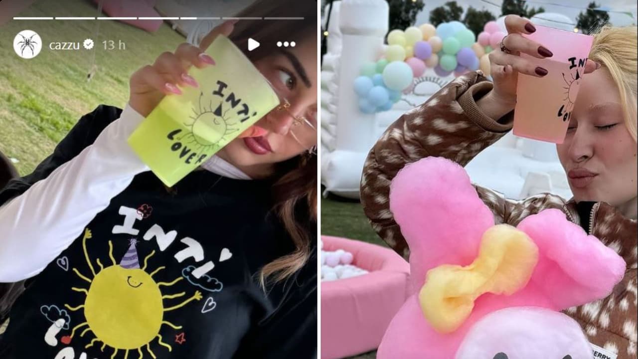 Nicki Nicole invitada en la fiesta de cumpleaños de Inti, hija de Nodal y Cazzu.