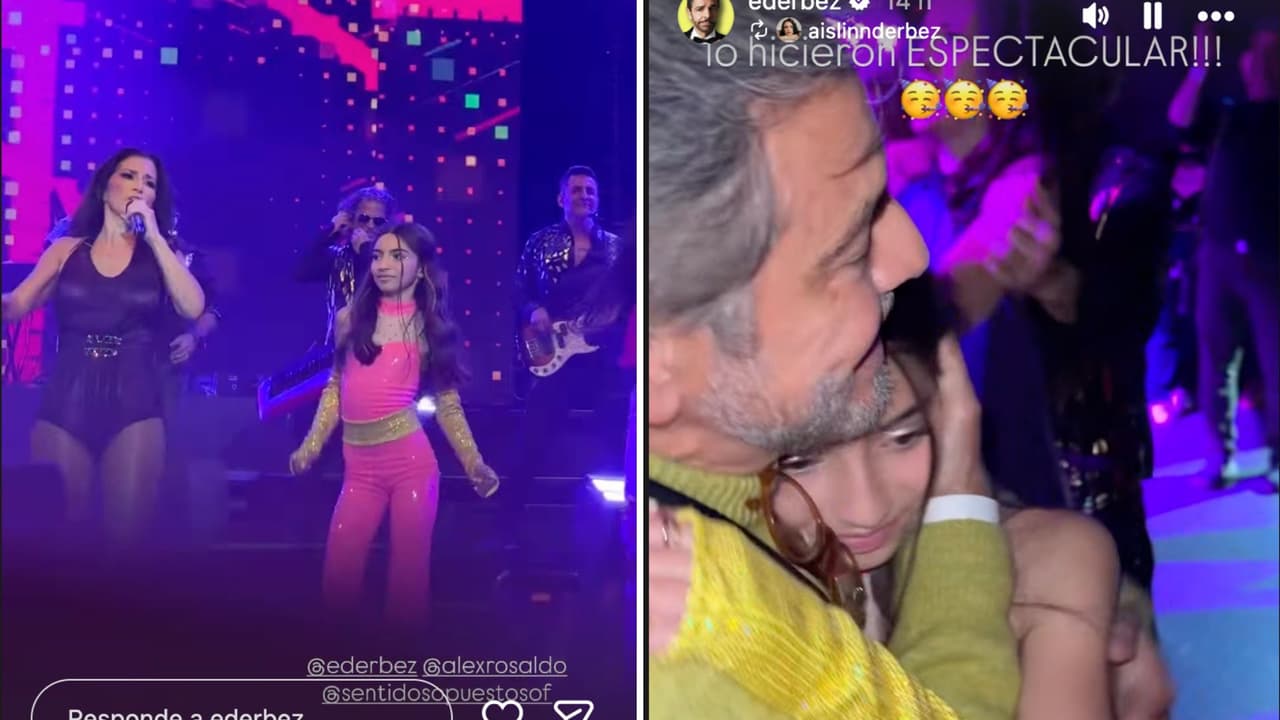Aitana Derbez impacta en concierto de su mamá, Alessandra Rosaldo.