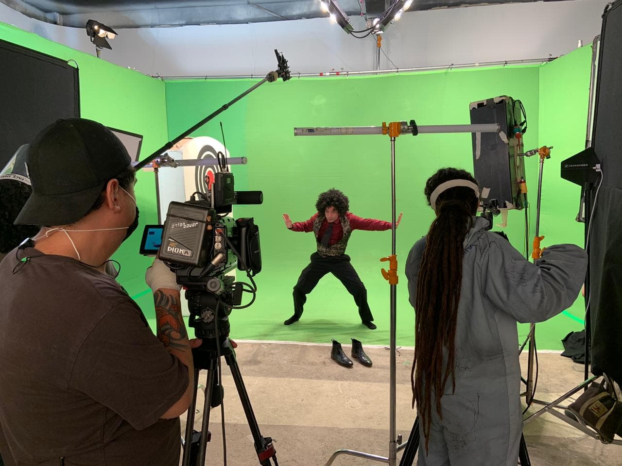 Algunas escenas fueron grabadas en green screen, como en el sketch de 'El mago macabrón'.