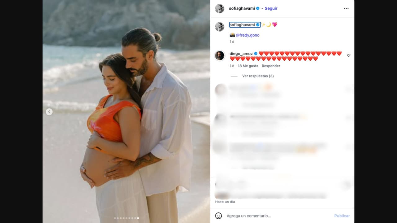 Diego Amozurrutia y su pareja Sofía Ghavami serán padres de una niña