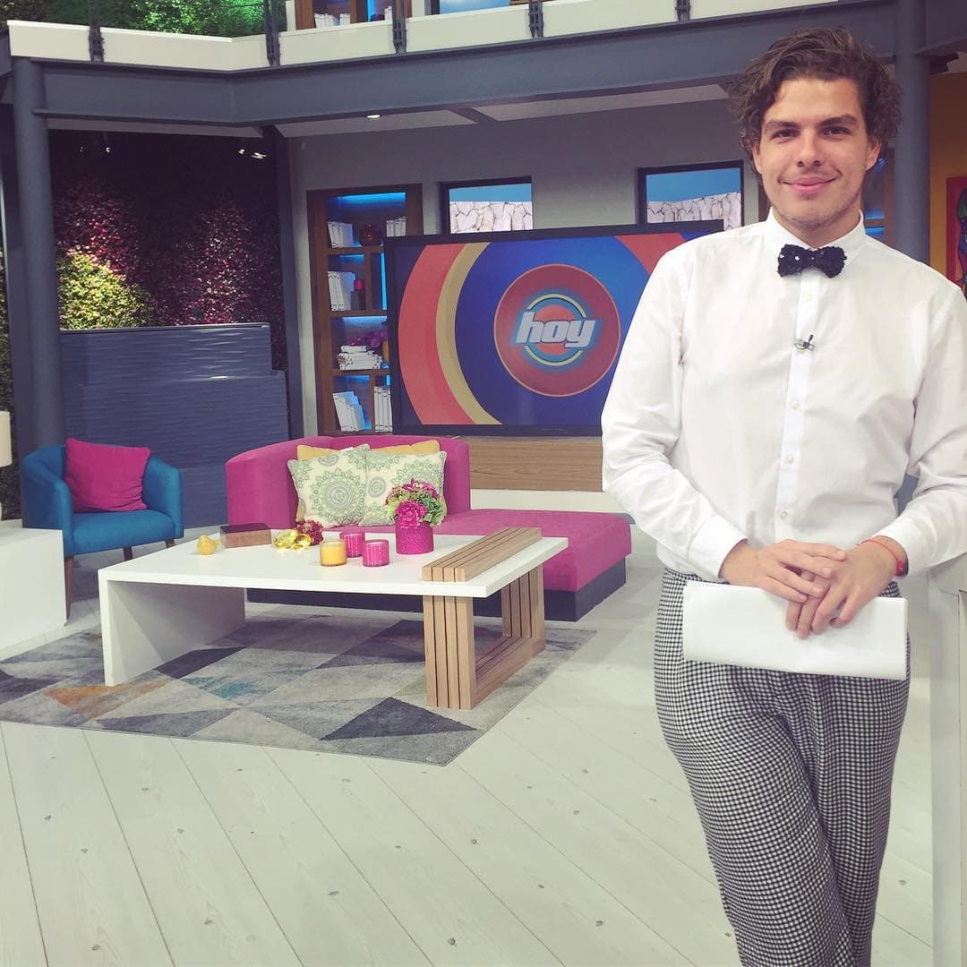 Sebastián Reséndiz. Forma parte del equipo de espectáculos.