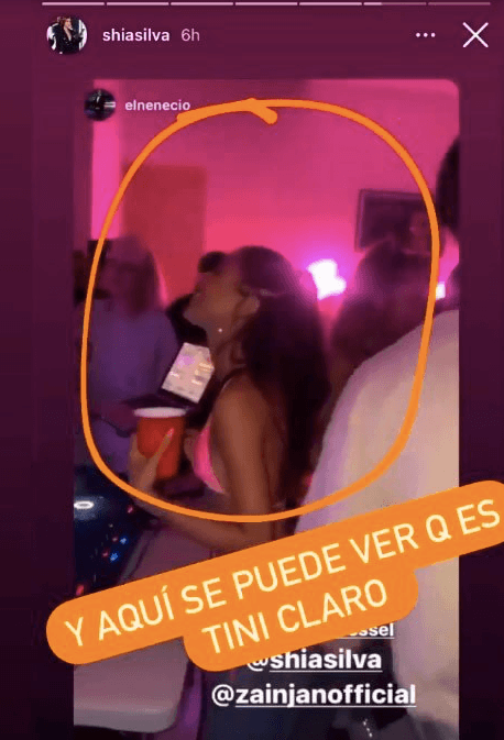 Tini Stoessel y Sebastián Yatra son captados juntos en una fiesta en Miami.