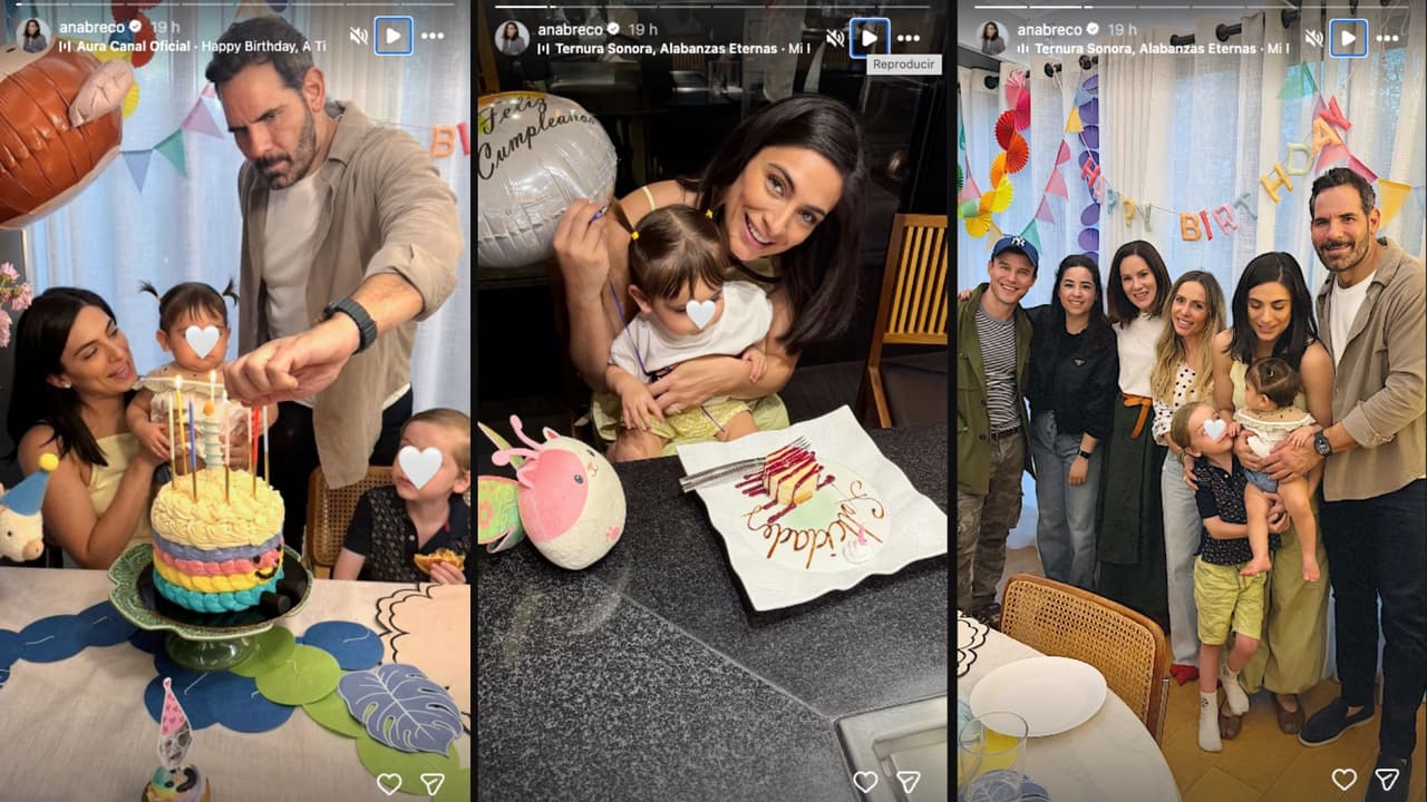 Ana Brenda Contreras celebra el primer cumpleaños de su hija Aria