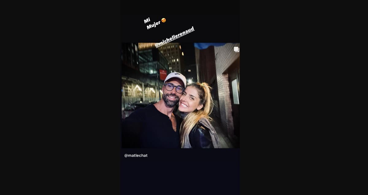 Matías Novoa sorprendió a los usuarios de Instagram por la foto con Michelle Renaud