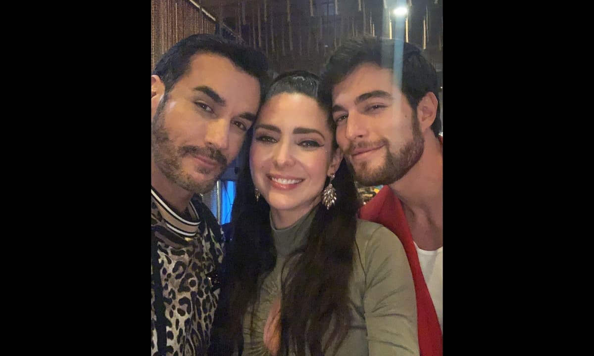 Ariadne Díaz se dijo feliz de reunirse con Danilo Carrera y David Zepeda