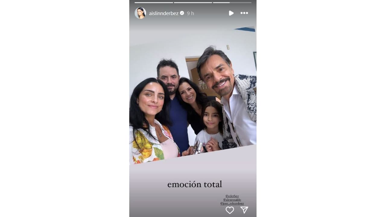Los Derbez publican foto tras nacimiento de Tessa, hija de José Eduardo.
