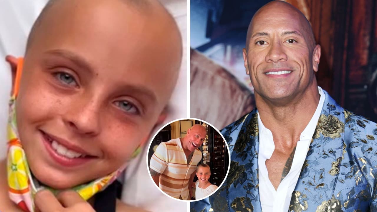 La Roca cumple sueño a su más grande fan que lucha contra el cáncer: su reunión conmovió a Internet
