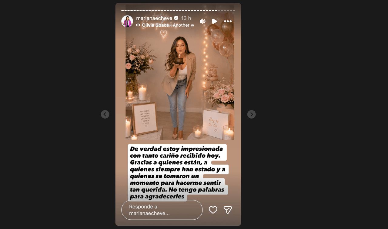 Mariana Echeverría celebra su cumpleaños sin su esposo y deja en shock con declaración: “Así terminó”