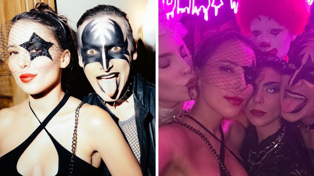 Majo Aguilar asistió a la fiesta de Halloween de Belinda junto a Gil Cerezo