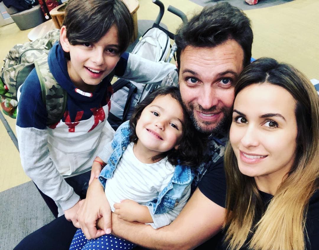 La conductora de Cuéntamelo Ya! y el argentino tuvieron a Gia, en marzo de 2016, y tres años después le dieron la bienvenida a su hijo Rocco.