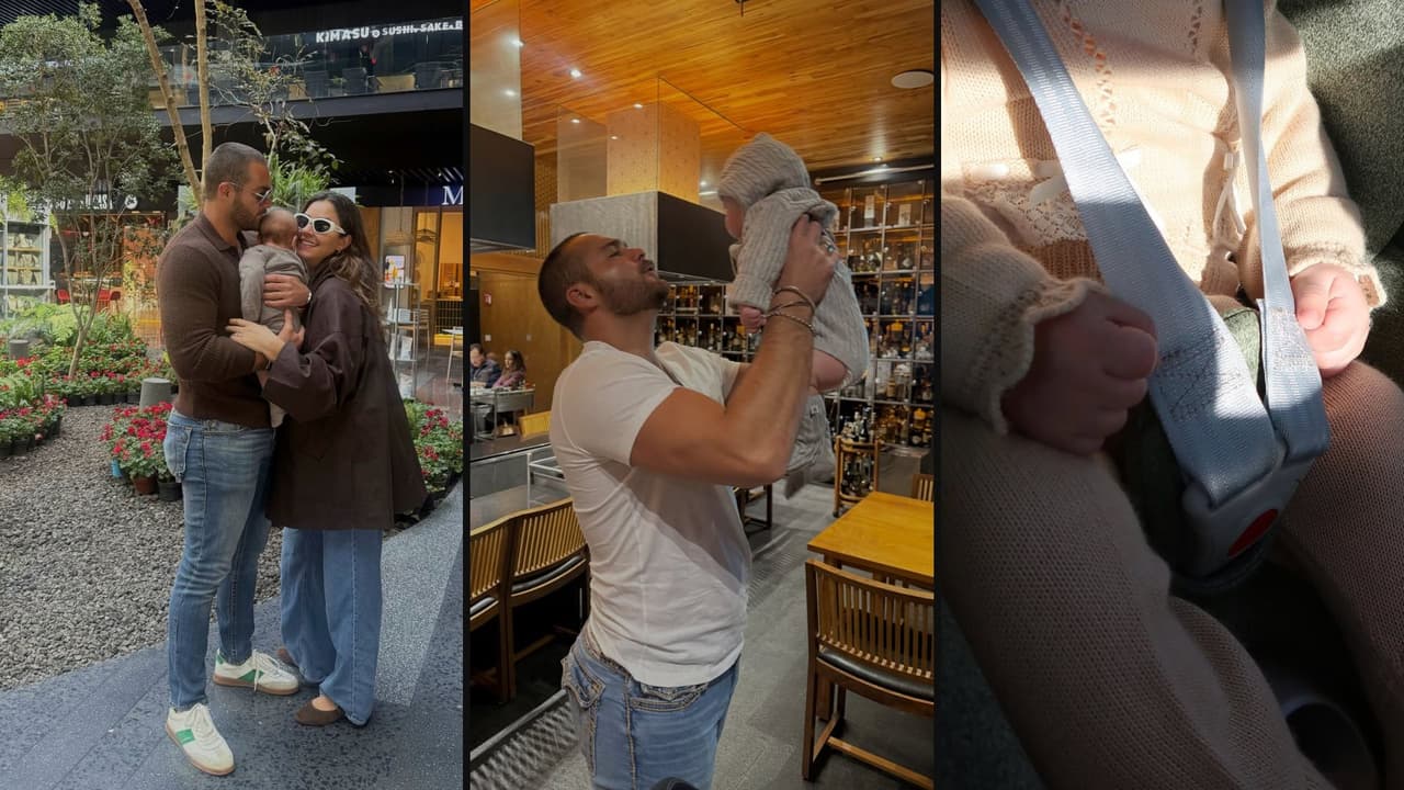 Claudia Martín comparte nuevas imágenes de su hijo Máximo y su esposo Carlos Said