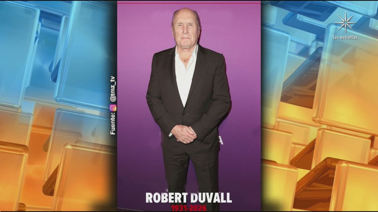 Muere Robert Duvall.