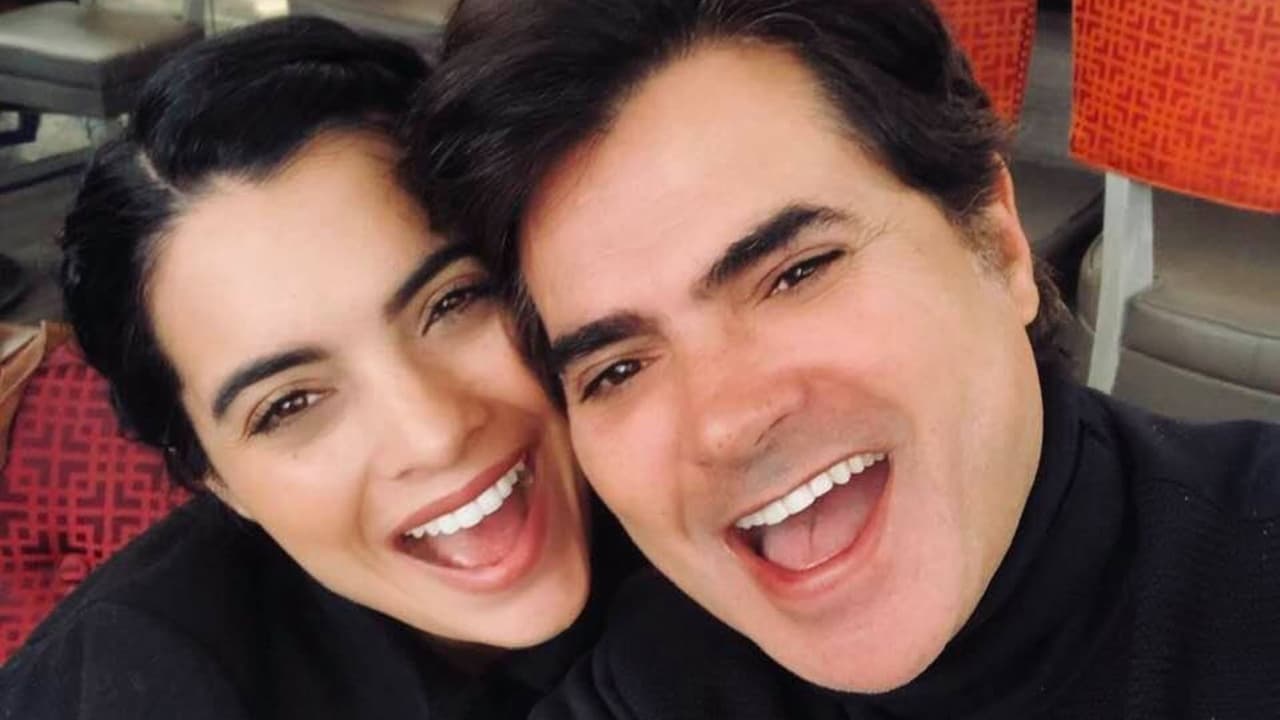 Scarlet Gruber y su papá Gabriel Fernández, 'El Chamo'.