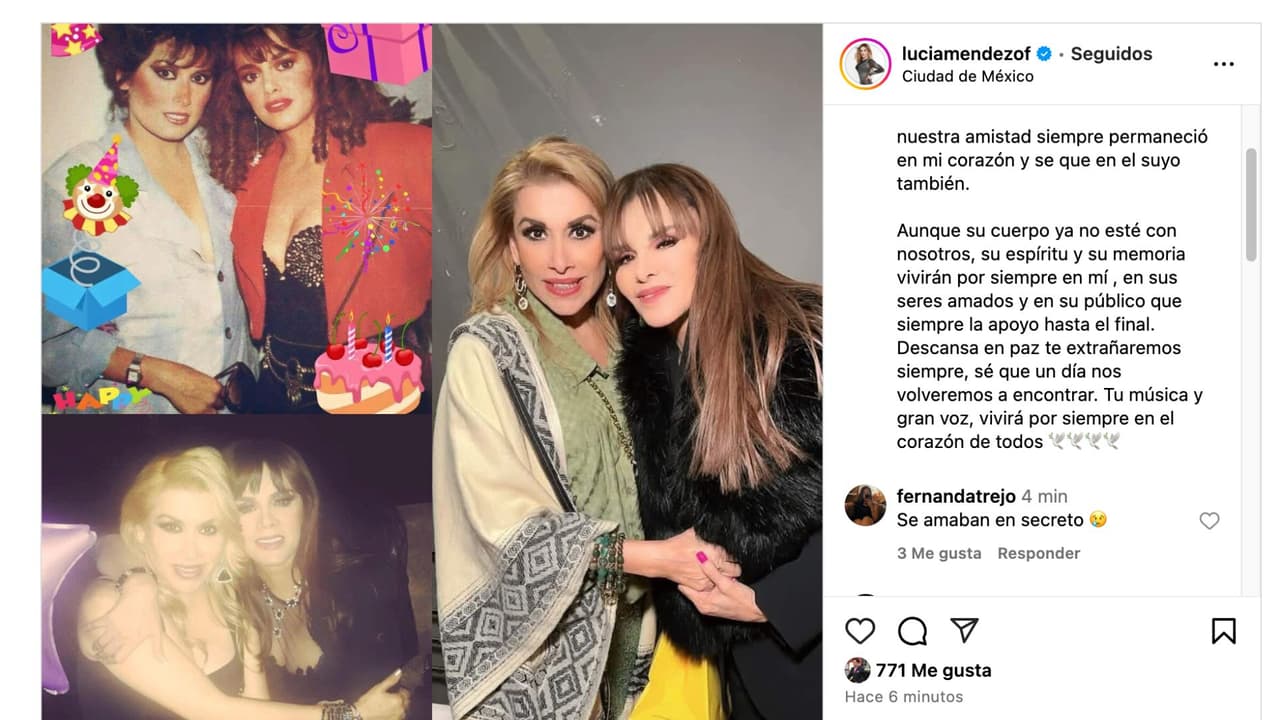Lucía Méndez despide a Dulce tras polémica.