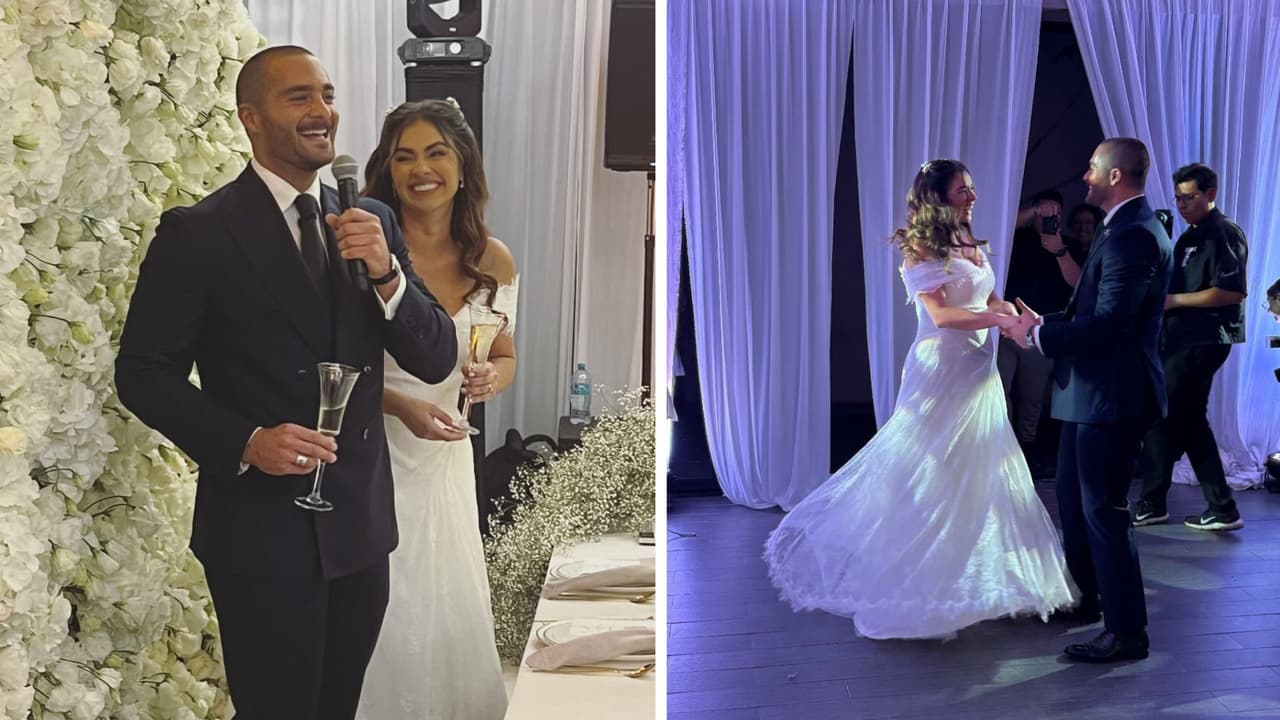 Claudia Martín y Carlos Said comparten detalles de su boda: Del pastel a la mesa de dulces