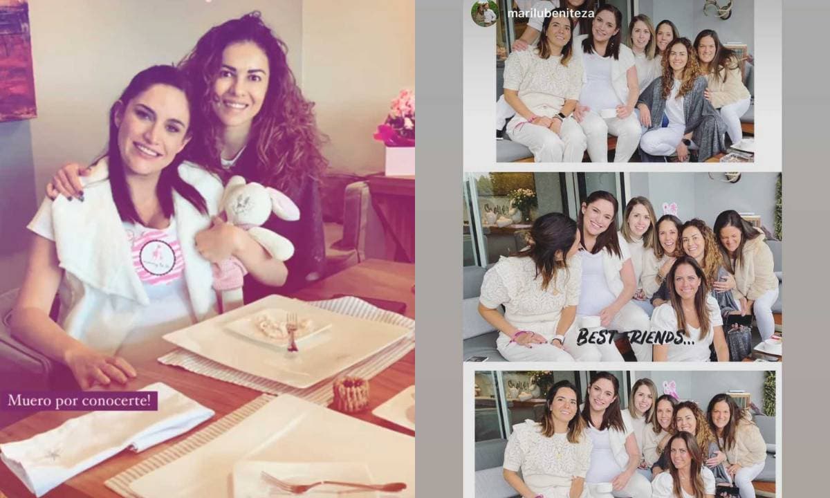 Así fue el baby shower de Danielle Dithurbide