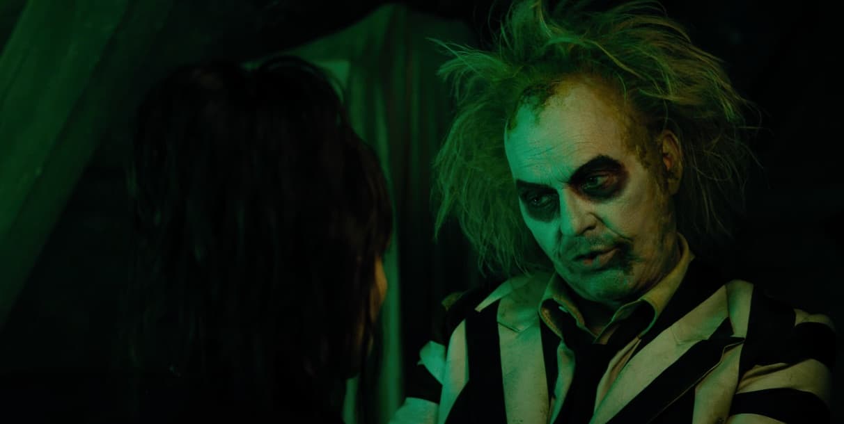 Michael Keaton interpreta nuevamente a Beetlejuice