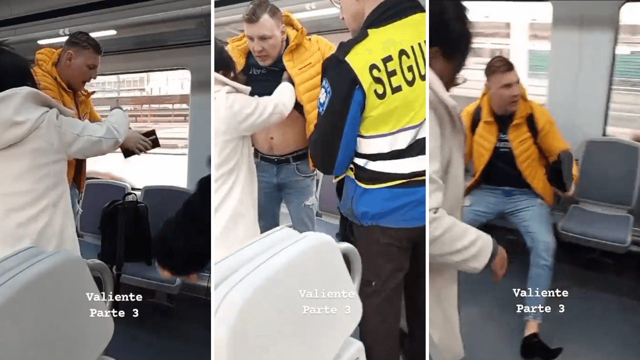 Mujer colombiana enfrenta cartertistas en Madrid y recupera sus pertenencias: videos virales 
<br>