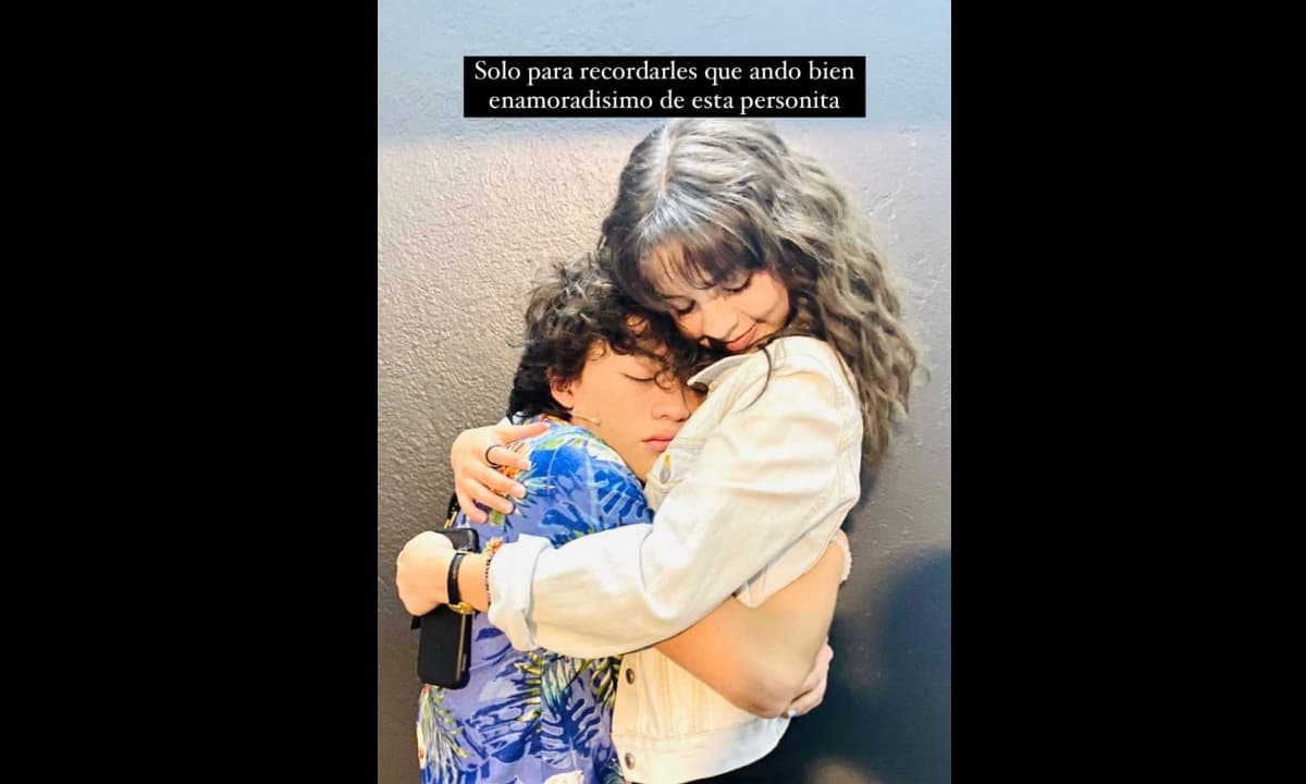La joven actriz presume su amor con Diego Enríquez