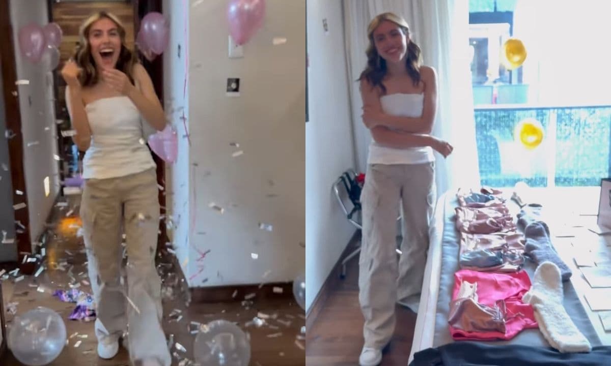 La actriz le dio un espectacular pastel a su hermana