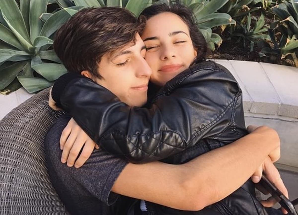 Luca es el hijo menor de Eduardo Palomo y Carina Ricco.