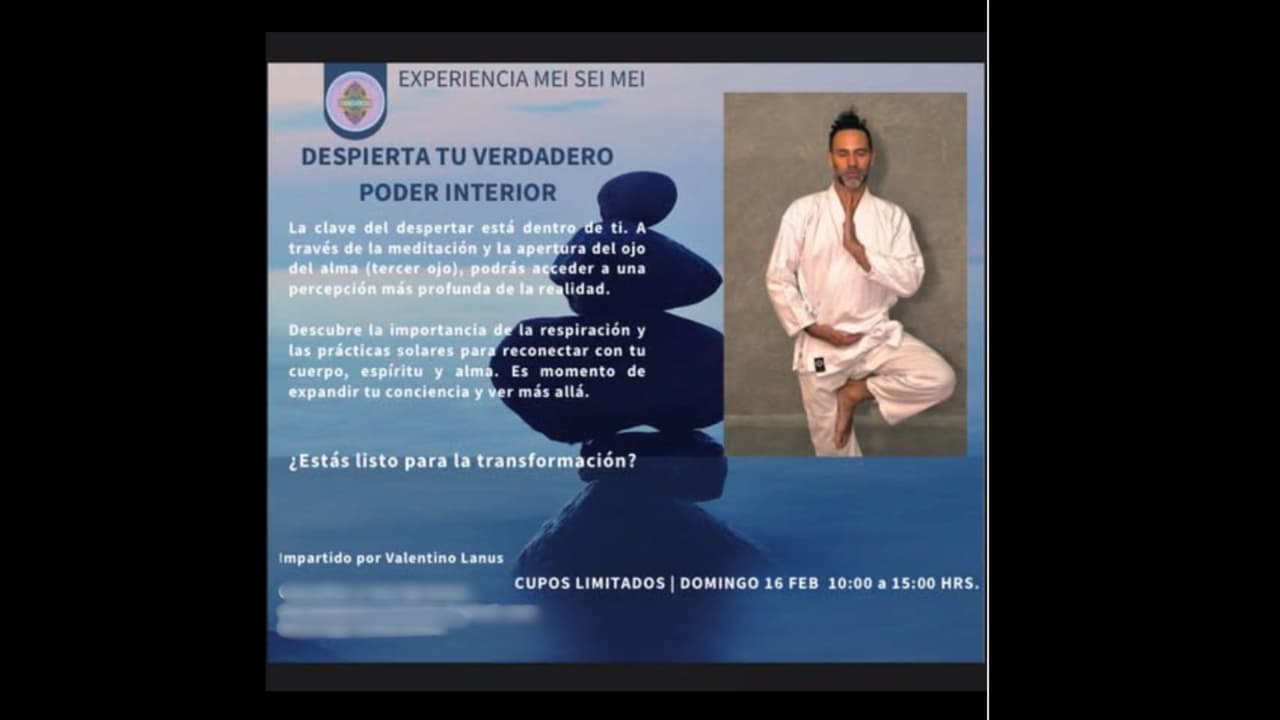 A través de Instagram, Valentino Lanús promueve su curso y sus conferencias