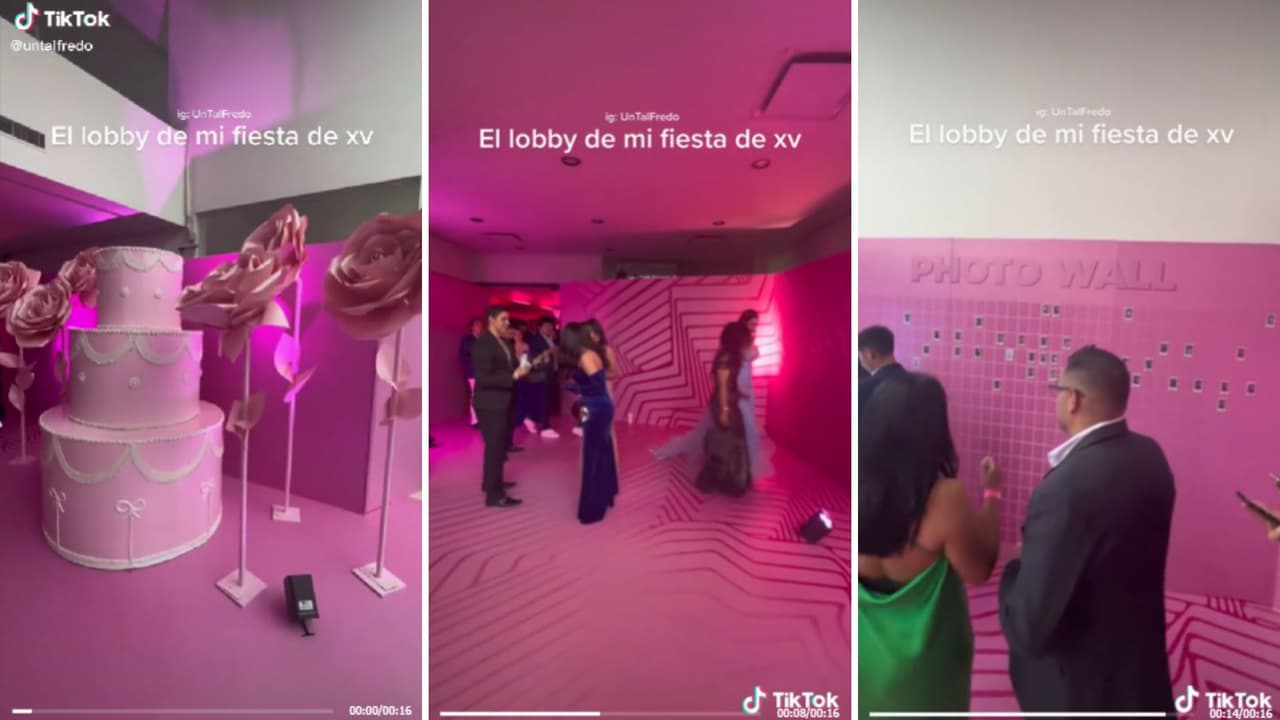 Tiktoker de 30 celebra fiesta de XV años