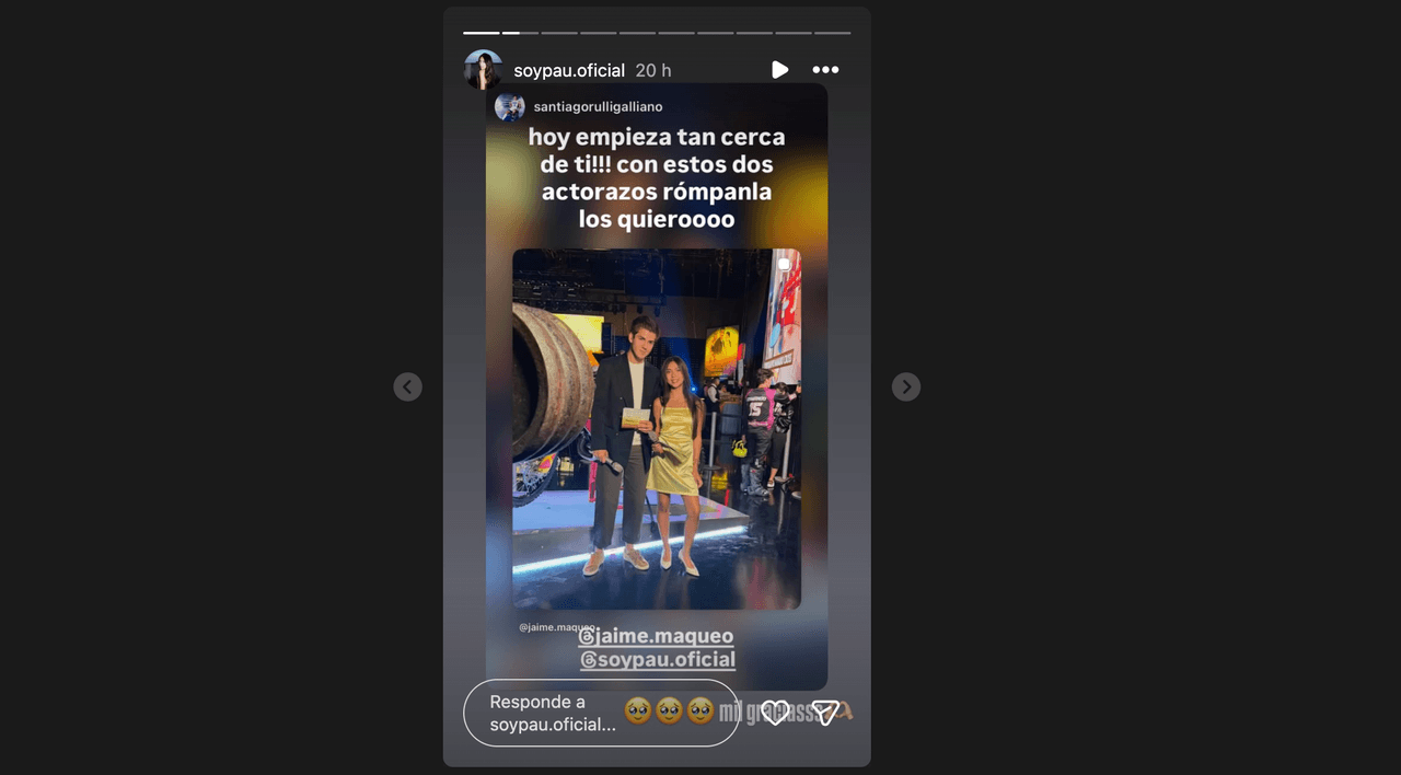 Hijo de Sebastián Rulli manda mensaje a su novia, actriz de 'Tan cerca de ti, nace el amor': ella reacciona