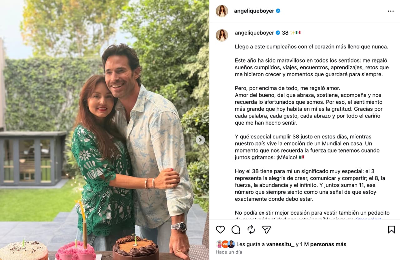 Angelique Boyer y Sebastian Rulli.