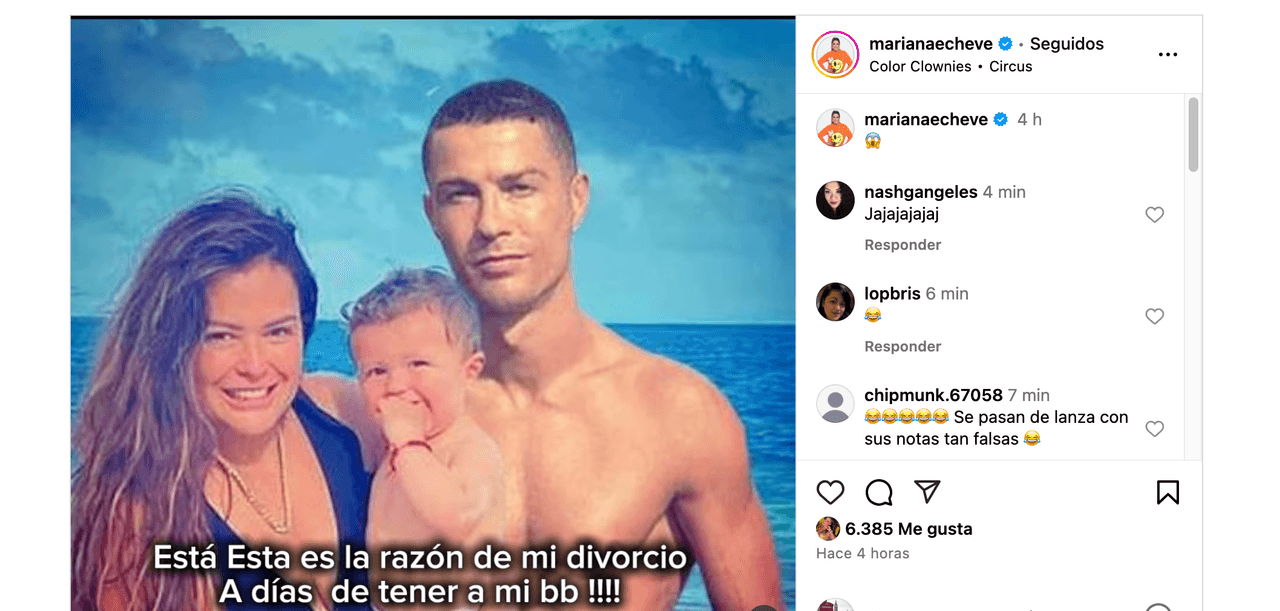 Mariana Echeverría publica video y revela el motivo de su separación